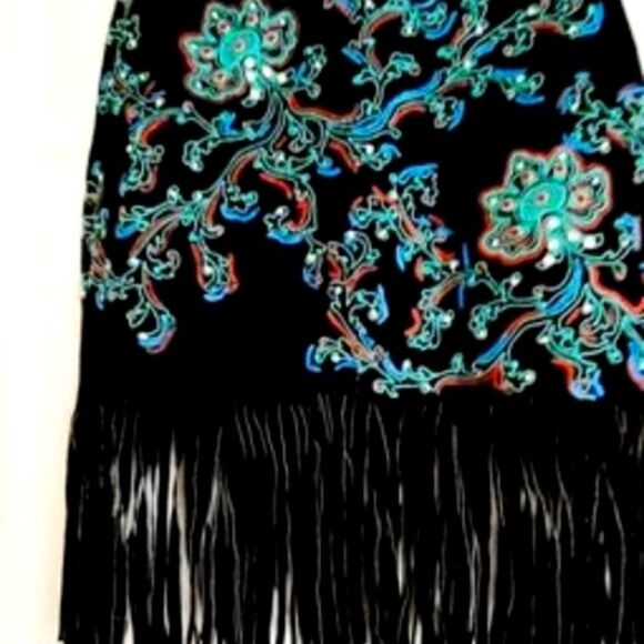 Jessie USA Rheinstones Fringed Suede Mini … - Picture 8 of 8